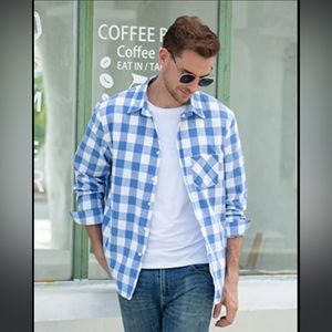 Abercrombie men plaid shirt